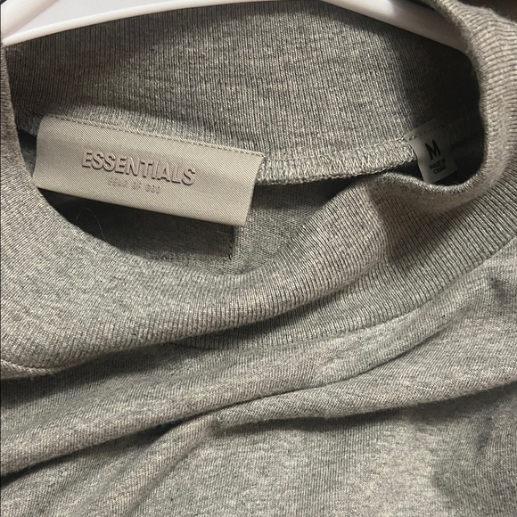 Fear of God Essentials Heather Gray Tee - Picture 2 of 5